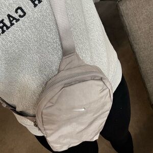 Nike Light Gray Belt Bag